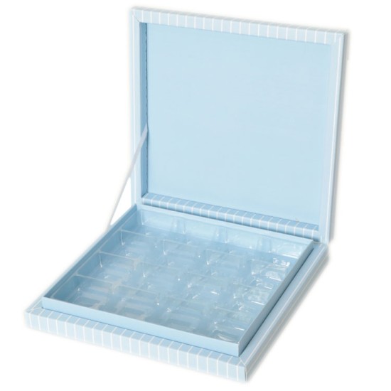 Pralinen & Schokoladenschachtel Blau - PKL2 - Mytortenland